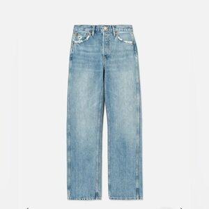 Re/Done Light Blue 90s High Rise loose Jeans